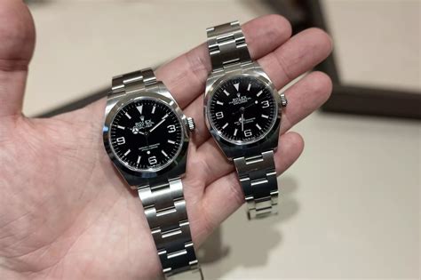 rolex new explorer 1|Rolex explorer 36mm vs 40mm.